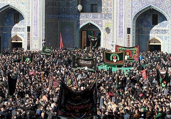 مشهد الرضا؛ سوگوارشهادت دردانه امام حسین (ع)