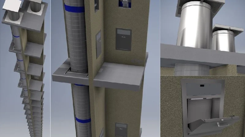Advantages and application of garbage and clothes shooting system in large buildings