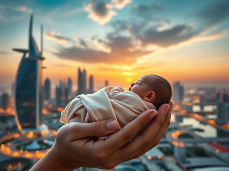 اقامت امارات از طریق تولد فرزند
